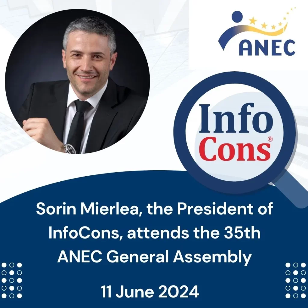 Sorin Mierlea, the President of InfoCons, is attending the 35th ANEC General Assembly during 11-12 June