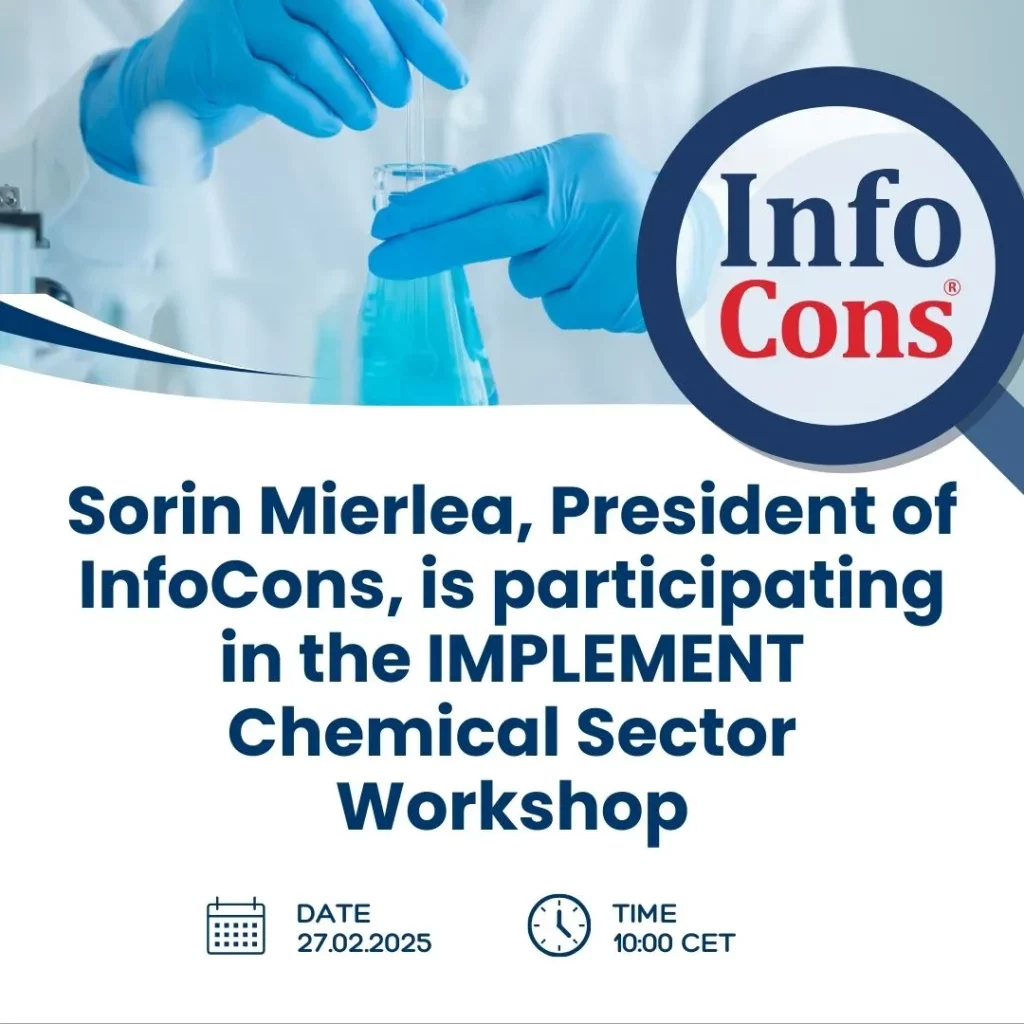 Sorin Mierlea , President of InfoCons Consumers Protection , is participating in the IMPLEMENT Chemical Sector Workshop