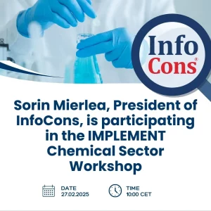 Sorin Mierlea , President of InfoCons Consumers Protection , is participating in the IMPLEMENT Chemical Sector Workshop