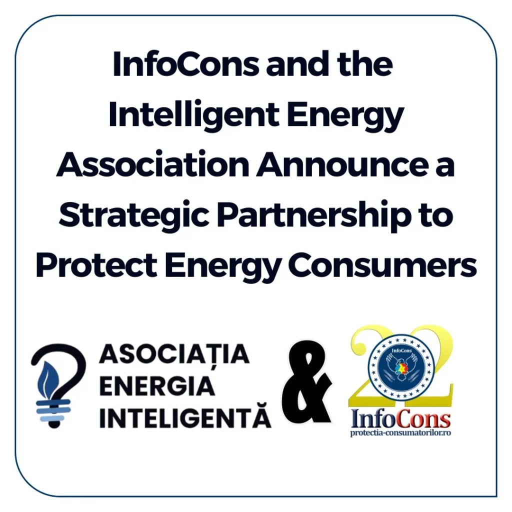 InfoCons Consumers Protection and the Intelligent Energy Association Announce a Strategic Partnership to Protect Energy Consumers