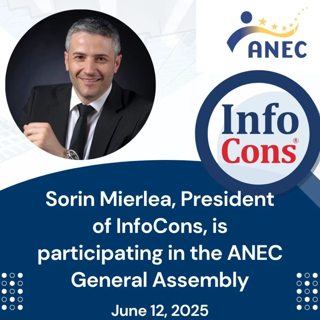 Sorin Mierlea , President of InfoCons Consumers Protection , is participating in the ANEC General Assembly