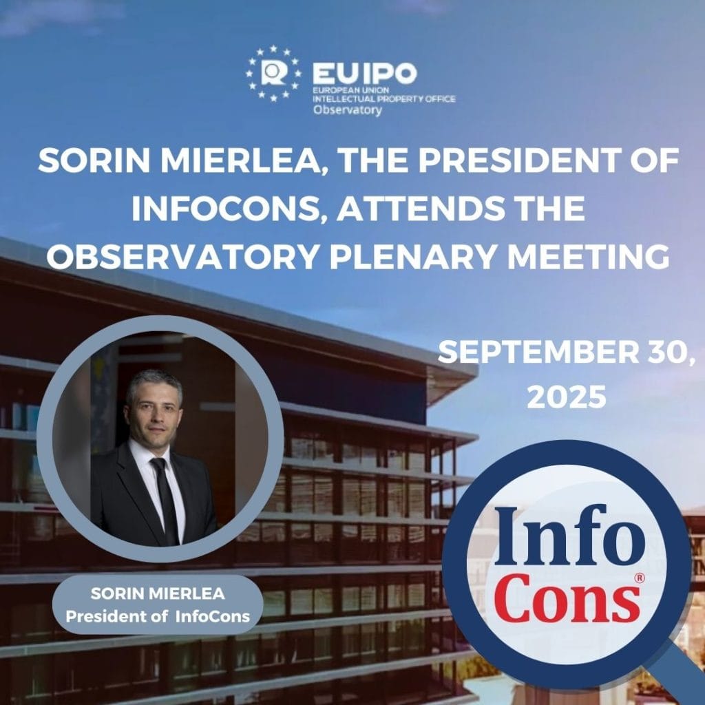 Sorin Mierlea , the President of InfoCons Consumers Protection , attends the EUIPO Observatory Plenary Meeting