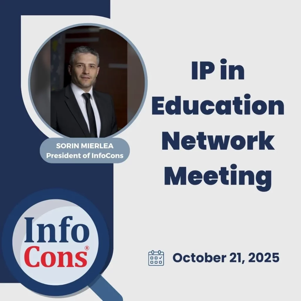 Sorin Mierlea , President of InfoCons Consumer Protection , participates in the Intellectual Property in Education Network meeting