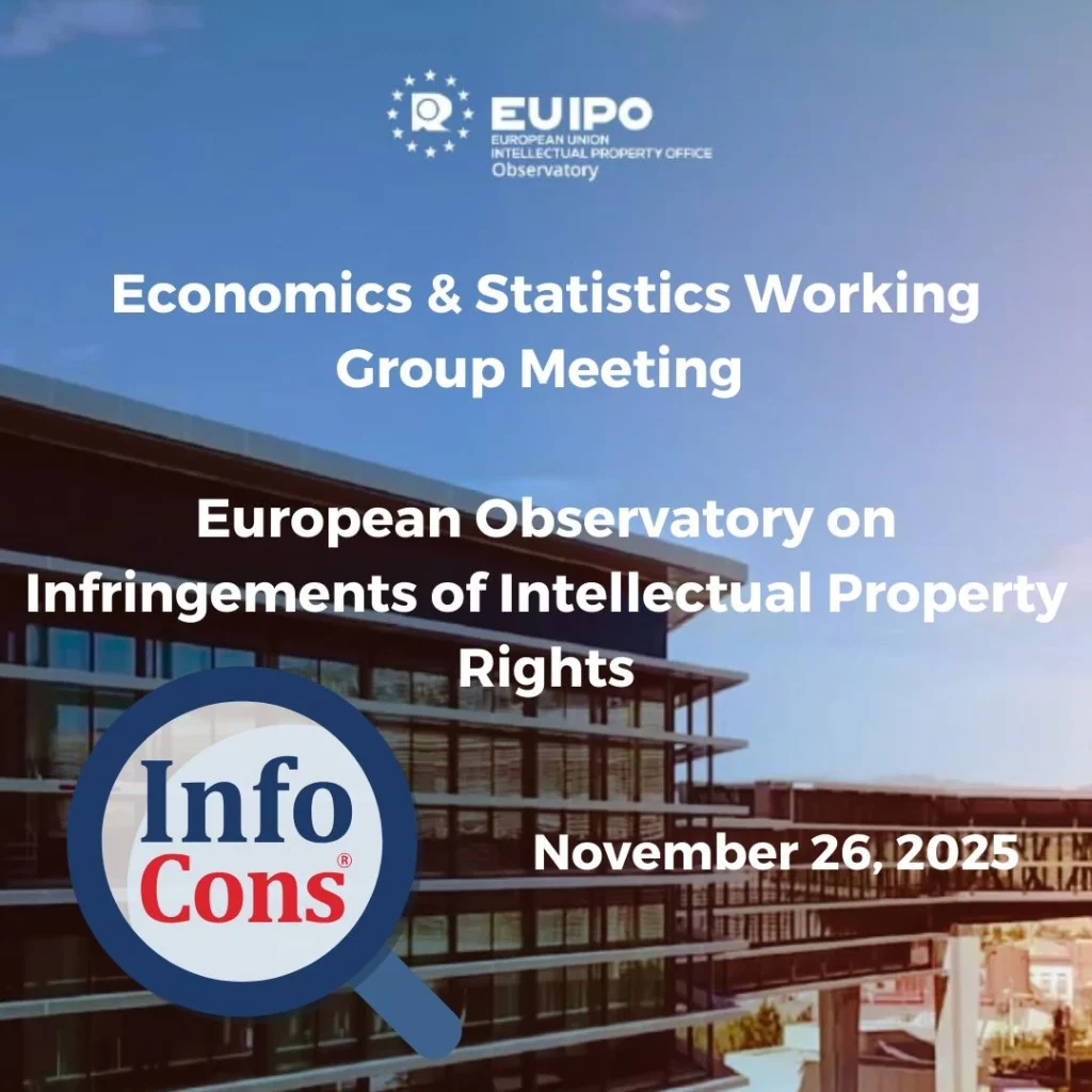 Sorin Mierlea , President of InfoCons Consumers Protection , is participating in the Economics & Statistics Working Group Meeting of the EUIPO Observatory