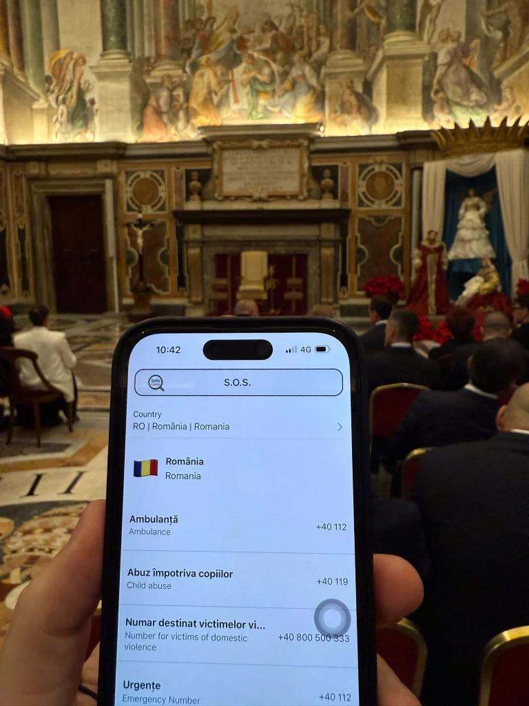 The InfoCons Consumer Protection App , also available in the Vatican , at the events organized by His Holiness Pope Leo XIV !