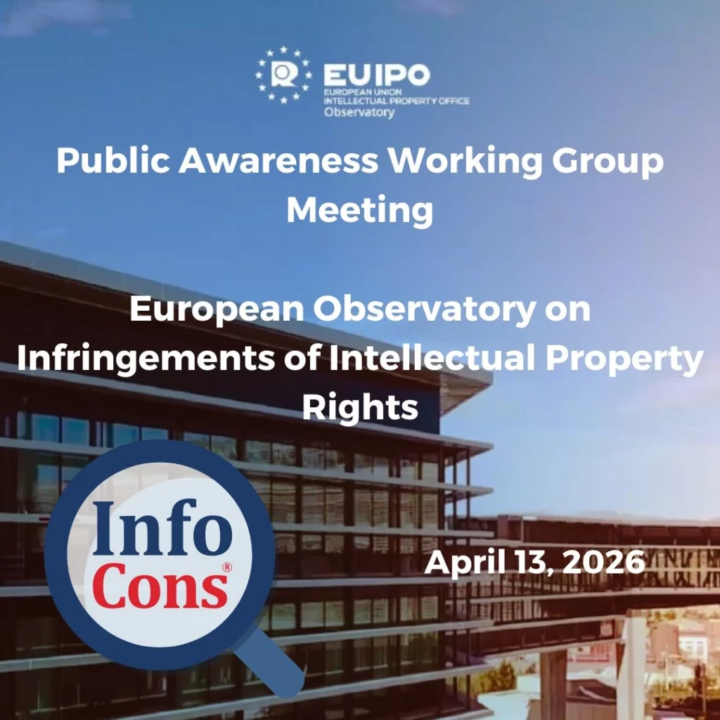 Sorin Mierlea , President of InfoCons Consumers Protection , is participating in the Public Awareness Working Group Meeting of the EUIPO Observatory