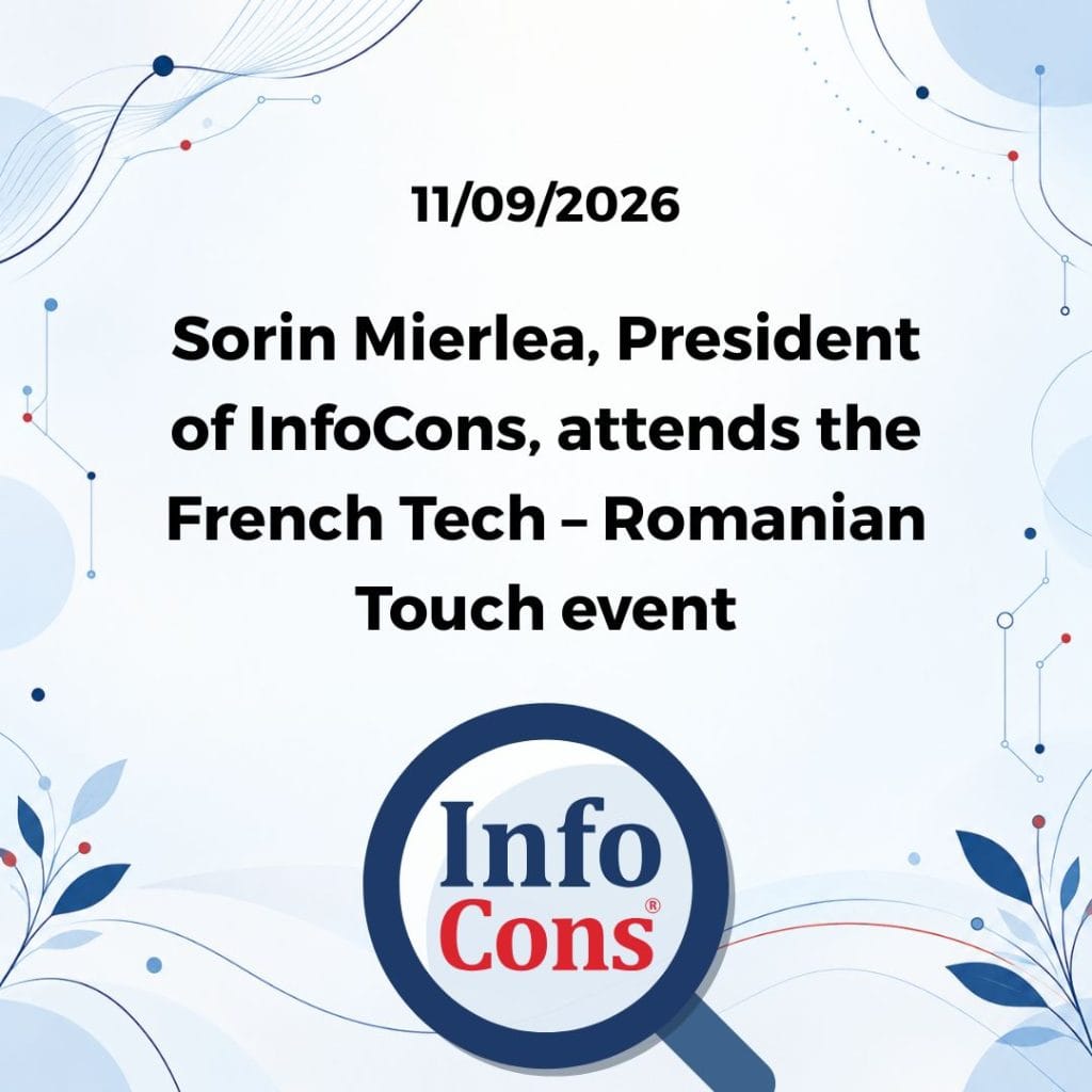 Sorin Mierlea , President of InfoCons Consumer Protection , attends the French Tech – Romanian Touch event