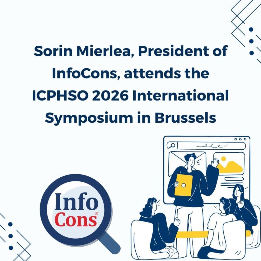 Sorin Mierlea , President of InfoCons Consumer Protection , attends the ICPHSO 2026 International Symposium in Brussels