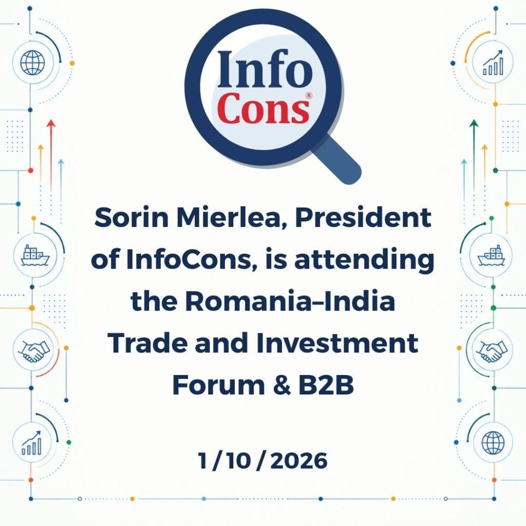 Sorin Mierlea , President of InfoCons , is attending the Romania–India Trade and Investment Forum & B2B